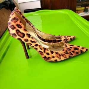 Guess leopard heels